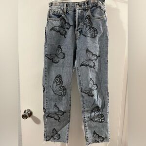 PacSun Butterfly jeans